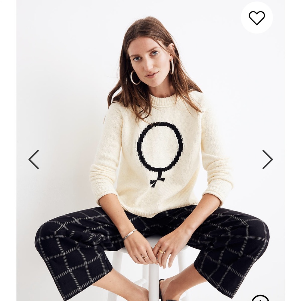 Madewell x Girls Inc Female Symbol Sweater